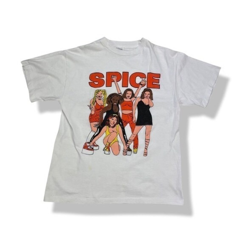 Spice Girls 90s Pop Girl Group Tribute Y2K Music Fan Graphic T-Shirt